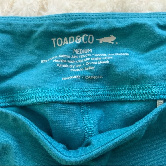 Toad&Co Terrane 7/8 Tight Curacao Blue Women's Medium - Picture 3 of 4